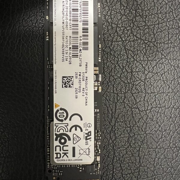 삼성 pm9A1a m.2 512g ssd 팝니다
