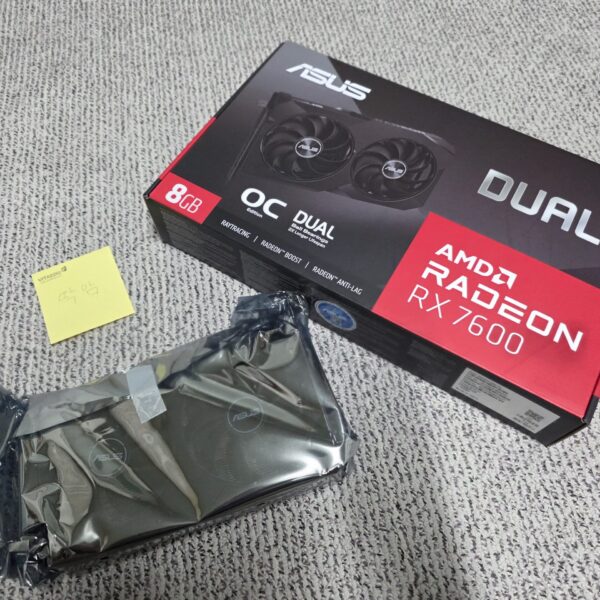 ASUS DUAL 라데온 RX 7600 8GB 그래픽카드